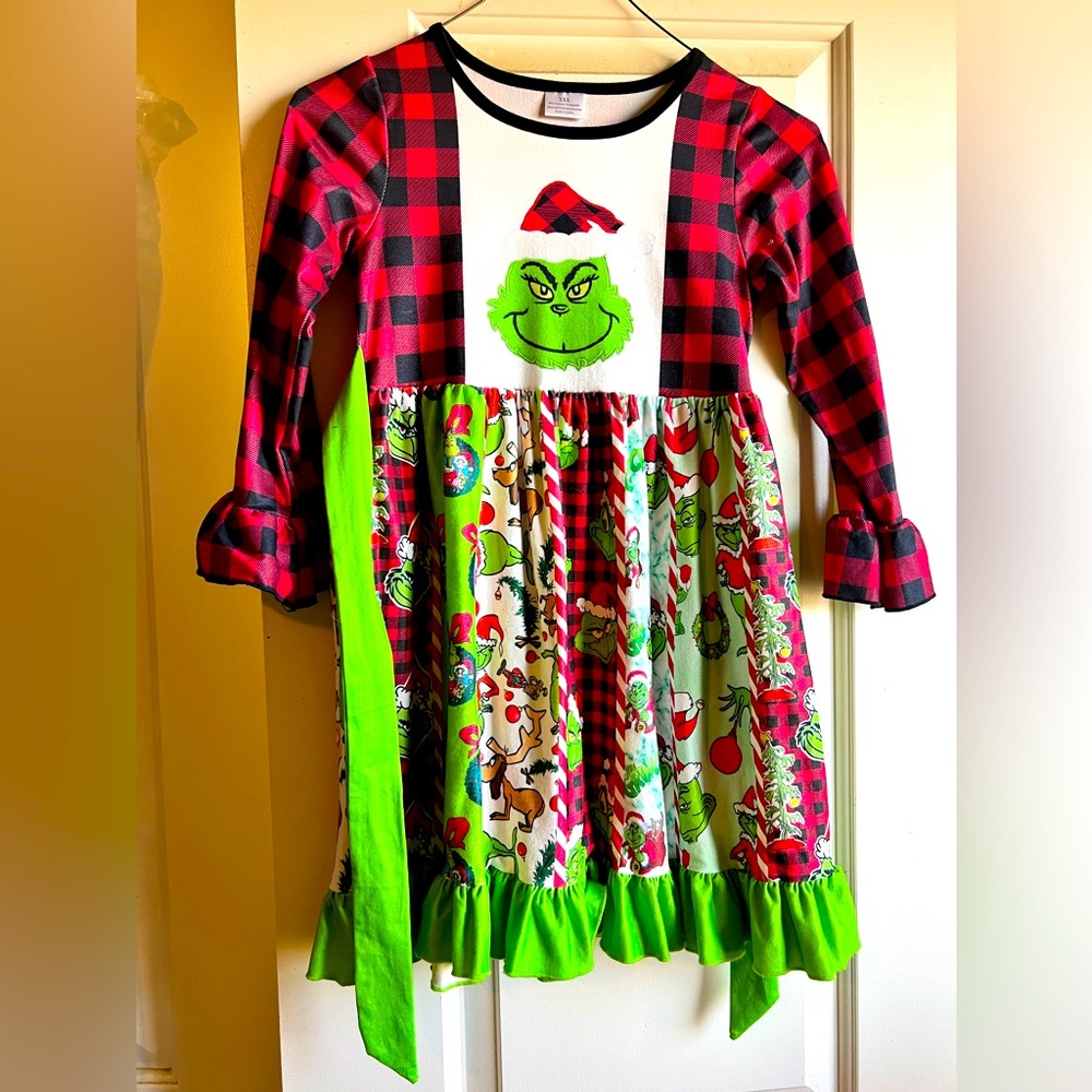 Girls Grinch Dress